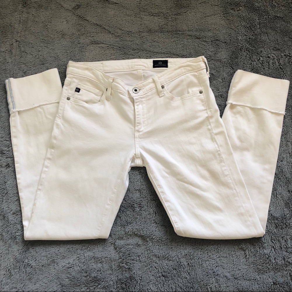 Ag Adriano Goldschmied Ankle Jeans Size 26 White